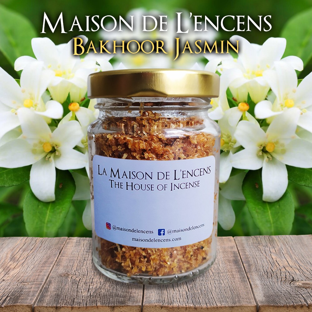 Artisanal scented bakhoor incense Jasmine